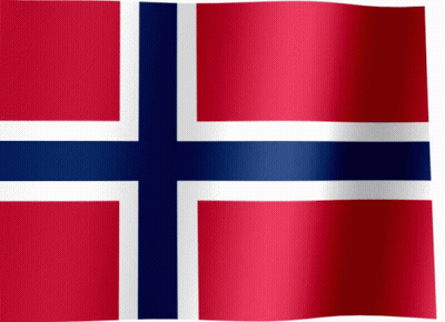 A Red White And Blue Flag With A Cross GIF