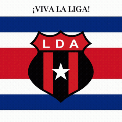 A Red White And Blue Flag With A Shield That Says Lda And A Star GIF