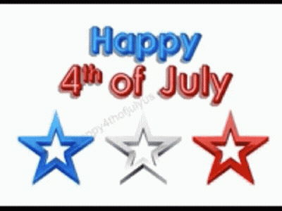 A Red White And Blue Patriotic Border With Stars And Flags GIF