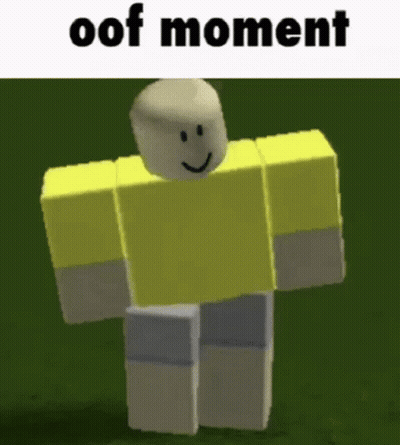 A Roblox Character In A Yellow Shirt Is Standing On A Grassy Field . GIF