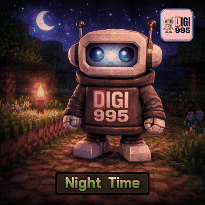 A Robot With A Digi 995 Hoodie On GIF