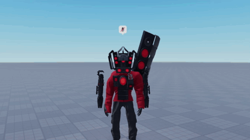 A Robot With A Speech Bubble Saying I Will Save You GIF