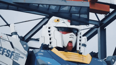 A Robot With The Words Earth Federation Space Force On The Side GIF