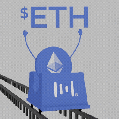 A Roller Coaster With The Word Eth On The Front GIF