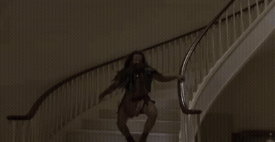A Room With A Mirror And The Words I 'M Back On It GIF