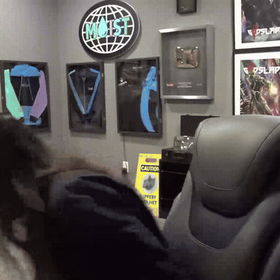 A Room With A Sign That Says Most On It GIF