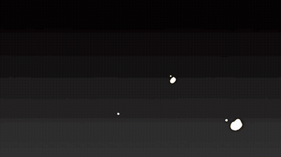 A Row Of Silhouettes Of People Are Lined Up In Different Colors GIF