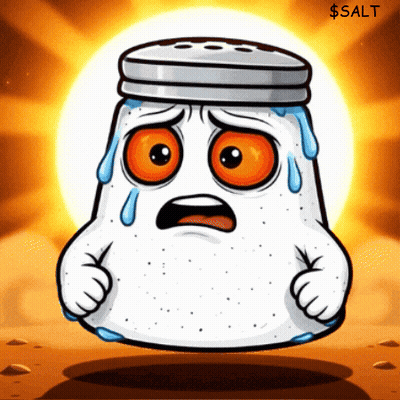 A Salt Shaker With Tears Running Down Its Face And The Word Salt Below It GIF