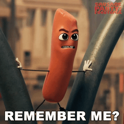 A Sausage From The Movie Sausage Party Foodtopia GIF