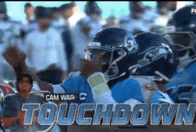 A Screen Shot Of A Football Game With The Words Touchdown GIF