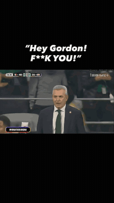 A Screen Shot Of A Soccer Game With The Words Hey Gordon F *** K You GIF