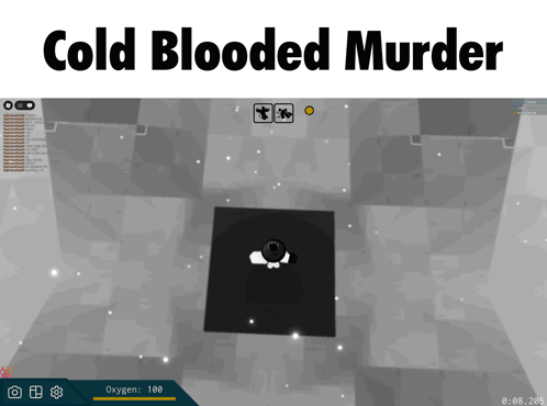 A Screen Shot Of A Video Game With The Words Cold Blooded Murder GIF