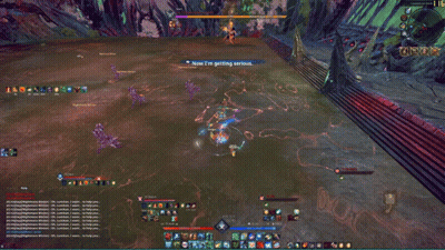A Screen Shot Of A Video Game With The Words Now I 'M Getting Serious On It GIF