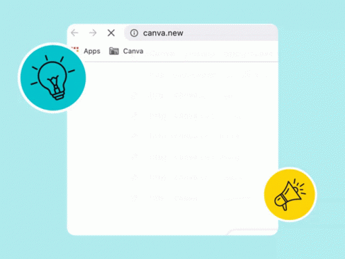A Screen Shot Of A Website That Says ' Canva.com ' On The Top GIF