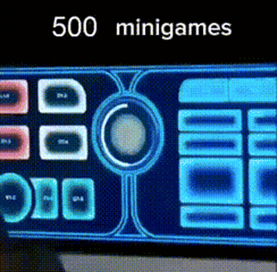 A Screen That Says 500 Minigames On The Top GIF
