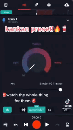 A Screenshot Of A App That Says Kankan Preset On It GIF