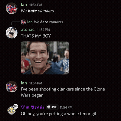 A Screenshot Of A Conversation Between Lan And Atonac GIF