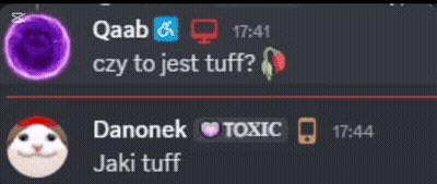 A Screenshot Of A Discord Conversation Between Qaab And Danonek . GIF