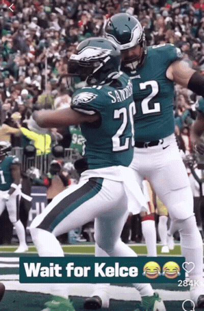 A Screenshot Of A Football Game With A Caption That Says Wait For Kelce GIF