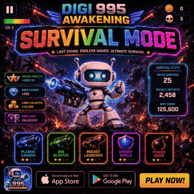 A Screenshot Of A Game Called Digi 995 Awakening GIF