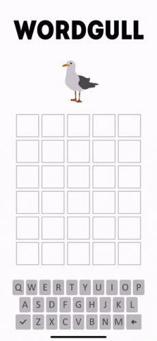 A Screenshot Of A Game Called Wordgull GIF