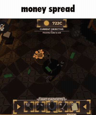 A Screenshot Of A Game That Says Money Spread On The Top GIF