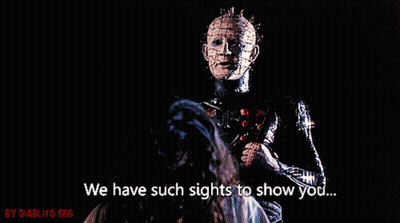 A Screenshot Of A Horror Movie With The Words We Have Such Sights To Show You GIF