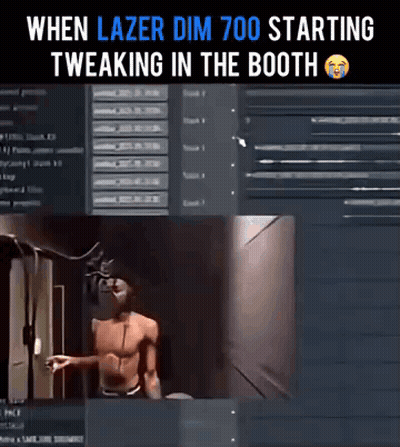 A Screenshot Of A Man Wearing A Virtual Reality Headset With The Caption When Lazer Dim 700 Starting Tweaking GIF