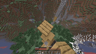 A Screenshot Of A Minecraft Game Shows An Iron Sword Being Held By A Player GIF