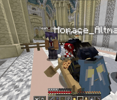 A Screenshot Of A Minecraft Game With The Name Horage_filtm3 GIF