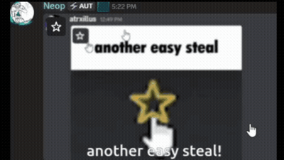 A Screenshot Of A Neop App That Says Another Easy Steal GIF