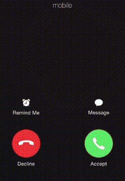 A Screenshot Of A Phone Call With Narita Brian On It GIF