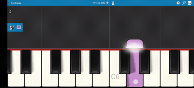 A Screenshot Of A Piano Playing A Song With A C6 Chord In The Middle GIF