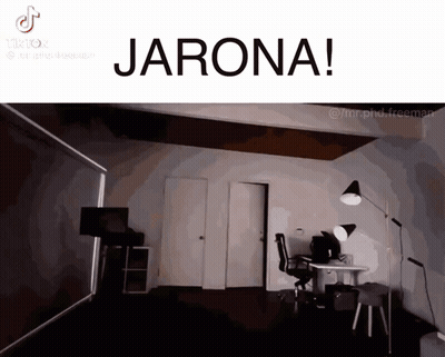 A Screenshot Of A Room With The Words Jarona On The Top GIF
