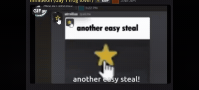A Screenshot Of A Screen That Says Another Easy Steal GIF