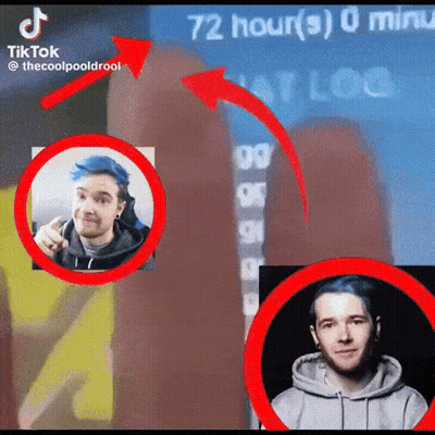 A Screenshot Of A Tiktok Video Shows A Countdown Of 72 Hours GIF