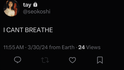 A Screenshot Of A Tweet By Tay @Seokoshi GIF