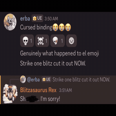 A Screenshot Of A Video Chat With A Circle Of Flames And The Words " It Out Now " At The Bottom GIF