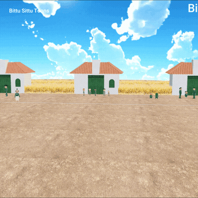 A Screenshot Of A Video Game Called Bittu Sittu Koonsi GIF