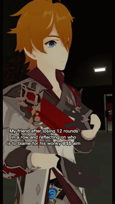 A Screenshot Of A Video Game Character With A Quote About Losing 12 Rounds GIF