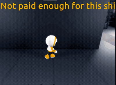 A Screenshot Of A Video Game Says Not Paid Enough For This Shit GIF