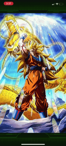 A Screenshot Of A Video Game Shows A Character Named Goku GIF