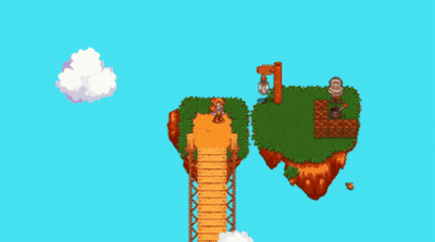 A Screenshot Of A Video Game Shows A Character Talking To Another Character Named Unkyjo GIF
