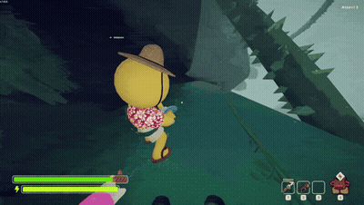 A Screenshot Of A Video Game Shows A Character Wearing A Hat GIF