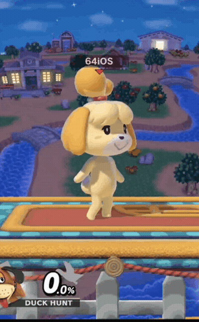 A Screenshot Of A Video Game Shows A Duck Hunt GIF