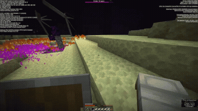 A Screenshot Of A Video Game Shows A Ender Dragon GIF