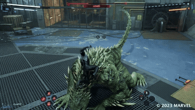 A Screenshot Of A Video Game Shows A Lizard In The Background GIF