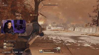 A Screenshot Of A Video Game Shows A Player Named Attacker Playing A Video Game GIF