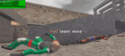 A Screenshot Of A Video Game Shows A Red Team Win GIF