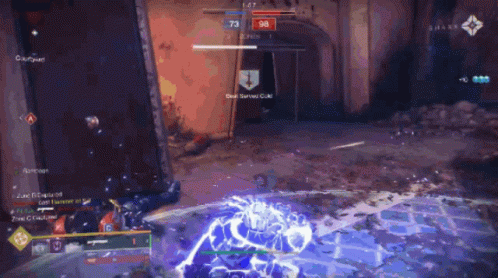 A Screenshot Of A Video Game Shows A Score Of 72 And 98 GIF